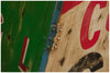 Biscottini Armadietto da officina castrol in ferro dipinto a mano stile vintage Offerta
