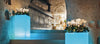 Vaso luminoso Cube per decorazione esterno e giardino Made in Italy