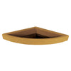 Sottovaso per vaso angolare in resina per piante e fiori Made in Italy da esterno