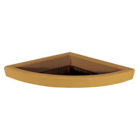Sottovaso per vaso angolare in resina per piante e fiori "Made in Italy" da esterno
