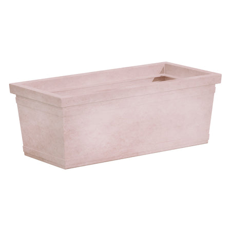 Sottovaso per Fioriera rettangolare in resina per piante e fiori Made in Italy da esterno