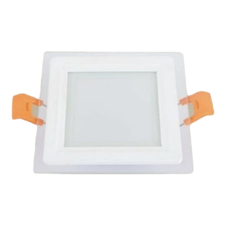 Pannello Led Incasso Luce 3000k-6500k 6w Quadrato Am-cs-6 Con Bordo Traparente 00663