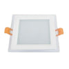 Pannello Led Incasso Luce 3000k-6500k 9w Quadrato Am-cs-9 Con Bordo Traparente 00670