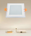 Pannello Led Incasso Luce 3000k-6500k 9w Quadrato Am-cs-9 Con Bordo Traparente 00670