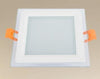 Pannello Led Incasso Luce 3000k-6500k 9w Quadrato Am-cs-9 Con Bordo Traparente 00670