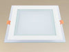 Pannello Led Incasso Luce 3000k-6500k 18w Quadrato Am-cs-18 Con Bordo Traparente 00694