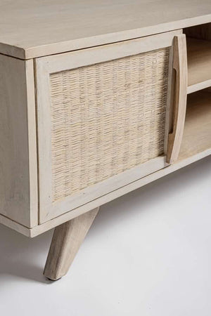 Mobile porta TV "Sahana" per interno 128 x 40 x 45h cm
