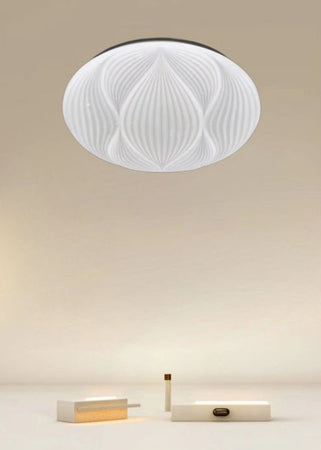 Lampada Da Soffitto Plafoniera Decorata Bianco Led 60w Luce Fredda 6500k Ip20 69771