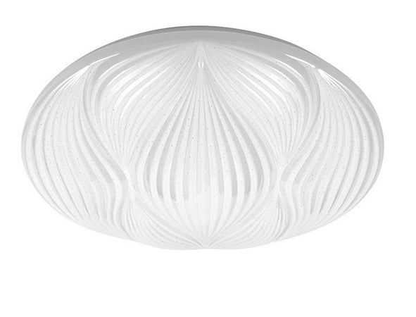 Lampada Da Soffitto Plafoniera Decorata Bianco Led 60w Luce Fredda 6500k Ip20 69771