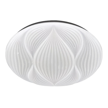 Lampada Da Soffitto Plafoniera Decorata Bianco Led 60w Luce Fredda 6500k Ip20 69771