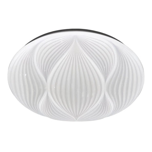 Lampada Da Soffitto Plafoniera Decorata Bianco Led 60w Luce Fredda 6500k Ip20 69771