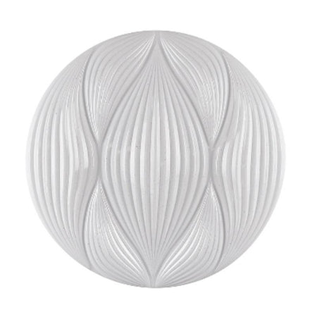 Plafoniera Lampada Soffitto Decorata Bianco Led 45w Luce Fredda 6500k Ip20 97485