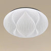 Plafoniera Lampada Soffitto Decorata Bianco Led 45w Luce Fredda 6500k Ip20 97485