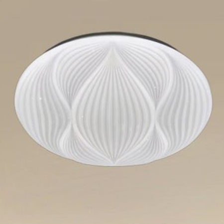 Plafoniera Lampada Soffitto Decorata Bianco Led 45w Luce Fredda 6500k Ip20 97485