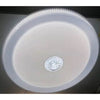 Plafoniera Con Cristallo Centrale Moderno 40cm 50w Led Lampadario Luce 6500k 80404