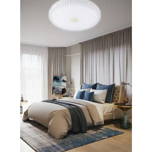 Plafoniera A Soffitto 45w Design Cristalli Luce Fredda Naturale Ip20 Fst-40a29970