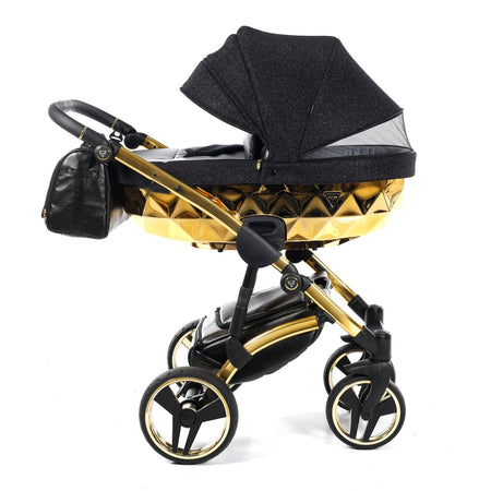 Junama Diamond Shine 2 in 1 Nero Glitter/Navicella e Telaio Oro Giallo