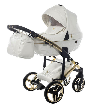 Diamond Individual V3 3 in 1 Pelle Bianco Telaio Oro
