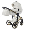 Diamond Individual V3 3 in 1 Pelle Bianco Telaio Oro