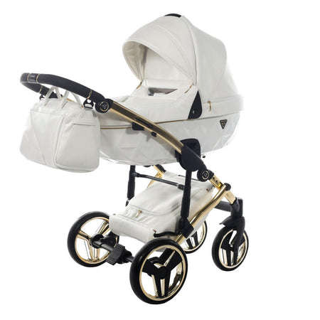 Diamond Individual V3 3 in 1 Pelle Bianco Telaio Oro