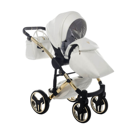 Diamond Individual V3 3 in 1 Pelle Bianco Telaio Oro
