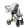 Diamond Individual V3 3 in 1 Pelle Bianco Telaio Oro
