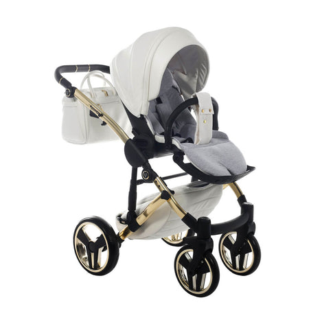 Diamond Individual V3 3 in 1 Pelle Bianco Telaio Oro