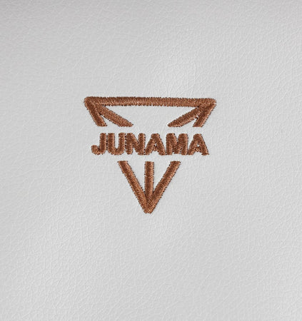 Junama Diamond Mirror Satin V2 2 in 1 Pelle Bianco Navicella Champagne Telaio Oro Rosa