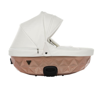 Trio Junama Diamond Mirror Satin V2 3 in 1 Pelle Edition Champagne Satinato e Bianco