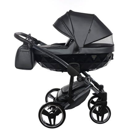 Trio Junama Diamond Fluo in Pelle V3 Grigio Telaio Titanio Navicella Nera