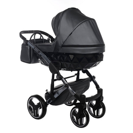 Diamond Fluo V2 2 in 1 Pelle Grigio Navicella Nera Telaio Titanio