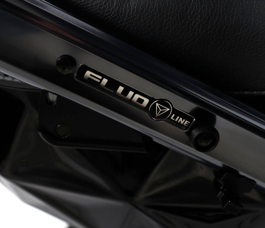 Diamond Fluo V2 2 in 1 Pelle Grigio Navicella Nera Telaio Titanio