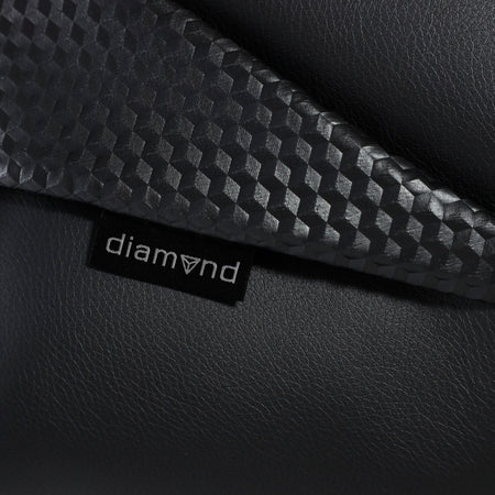 Diamond Fluo V2 2 in 1 Pelle Grigio Navicella Nera Telaio Titanio