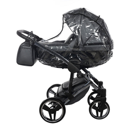 Diamond Fluo V2 2 in 1 Pelle Grigio Navicella Nera Telaio Titanio