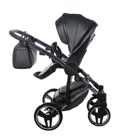 Diamond Fluo V2 2 in 1 Pelle Grigio Navicella Nera Telaio Titanio