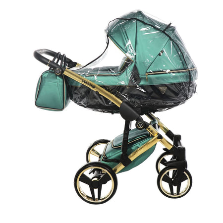 Trio Junama Diamond Fluo Pelle V2 Verde Telaio Oro Navicella Nera