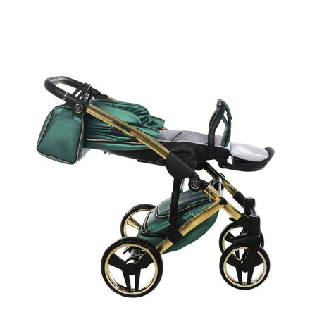 Trio Junama Diamond Fluo Pelle V2 Verde Telaio Oro Navicella Nera