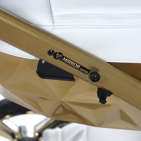 Trio Junama Diamond Mirror Satin V2 3 in 1 Pelle Edition Oro Satinato e Bianco