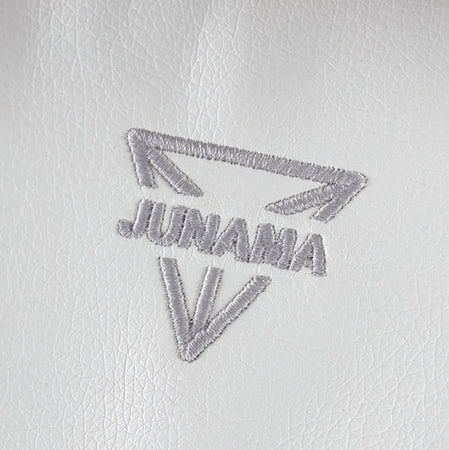 Junama Diamond Mirror Satin V2 2 in 1 Pelle Bianco Navicella Grigio Telaio Cromato