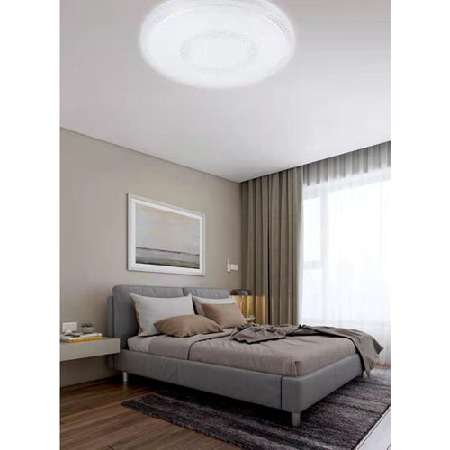 Plafoniera A Soffitto 60w 4800lm Design Tondo Luce Fredda 6500k Ip20 Fst-50a68226