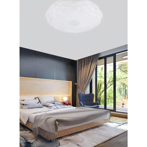 Plafoniera Da Soffitto 45w Design A Roccia Tagliata Luce Fredda 6500k Fst-40a24369