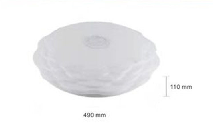 Plafoniera Da Soffitto 60w Design A Roccia Tagliata Luce Fredda 6500k Fst-50a62918