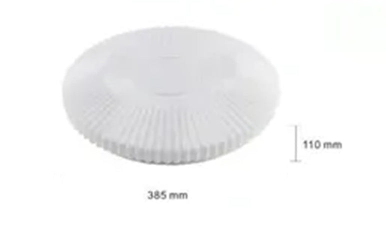 Plafoniera Da Soffitto 45 W Rotondo Rigato Luce Fredda 6500k Fst-40a26354 38.5cm
