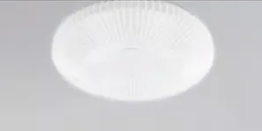 Plafoniera Da Soffitto 60 Watt Rotondo Rigato Luce Fredda 6500k Fst-50a60086 49cm