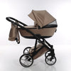 Junama Velur Italy 2 in 1 Beige Telaio Nero dettagli Argento