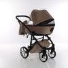 Junama Velur Italy 2 in 1 Beige Telaio Nero dettagli Argento