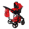 Diamond S Class V3 3 in 1 Rosso Telaio e dettagli Nero