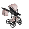 Trio Junama Diamond Mirror V3 3 in 1 Pelle Nav. Rosa/Silver Telaio Silver