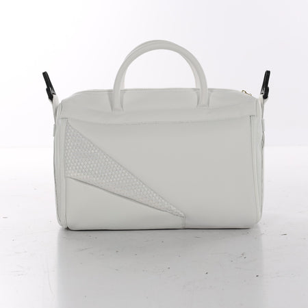 Trio Junama Diamond Mirror V3 3 in 1 Pelle Nav. Bianco/Oro Telaio Oro Giallo