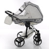 Trio Junama Diamond Mirror V3 3 in 1 Pelle Nav. Bianco/Grey Telaio Cromato